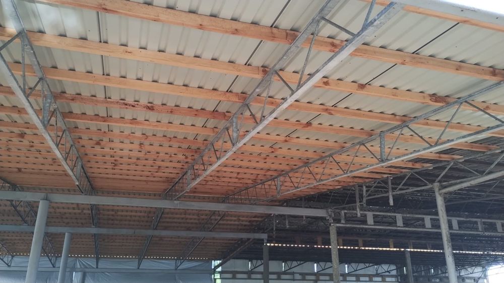 Konstrukcja Stalowa wiązary dachowe 6.3m kratownice na wiaty magazyny