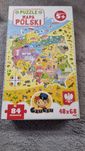 Puzzle mapa Polski Czuczu dla dzieci