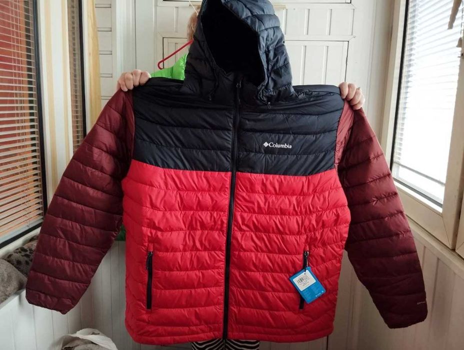 Columbia XL Оригинал 2025 Новая Omni-Heat Куртка Пуховик Деми Еврозима