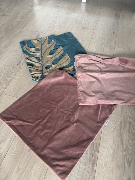 Poszewki ozdobne welurowe bez wypełnienia HOMLA