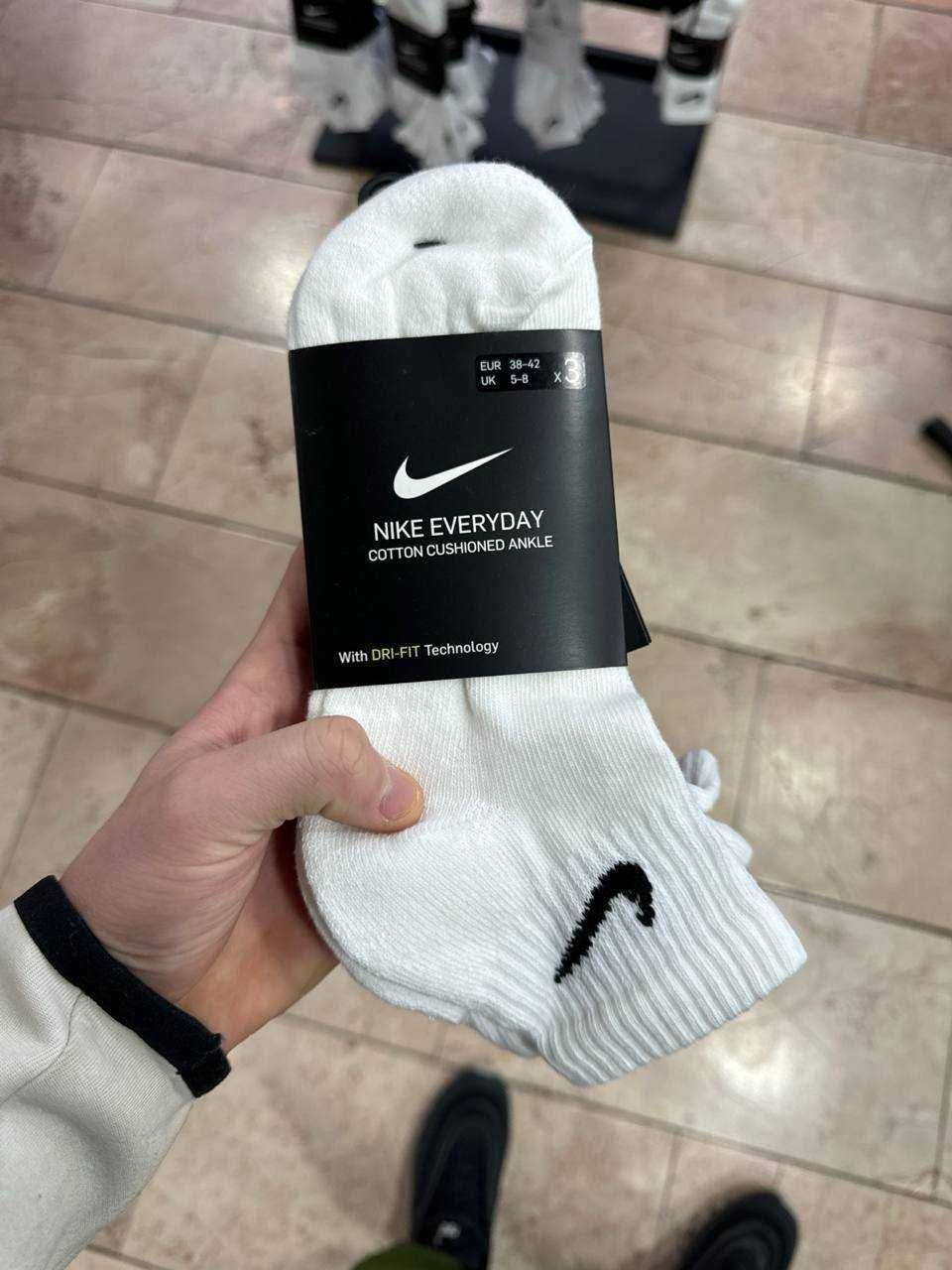Короткие носки Nike Dri-Fit Everyday / Найк носки високі 100% Оригинал