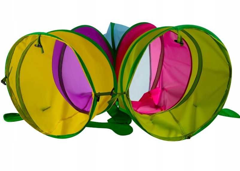 Tunel dla dzieci w kształcie gąsienicy samorozkładający do domu ogrodu