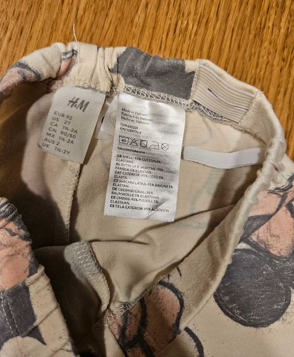 Zestaw komplet dres z h&m z myszka minnie