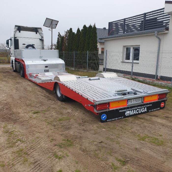 Holowanie Tir Naczepa Niskopodwoziowa  Pomoc Drogowa Słubice /Swiecko