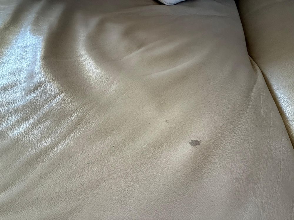 Sofá em pele, chaise longue