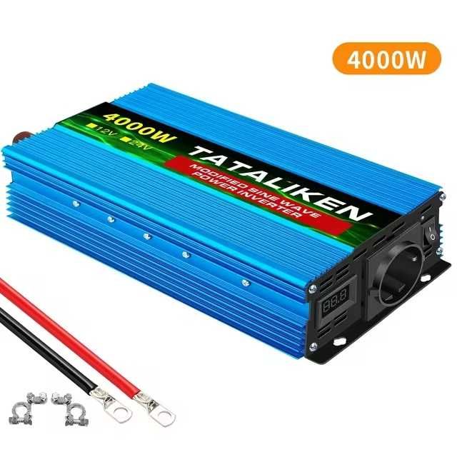Інвертор напруги 12В-220В 4000Вт, modified