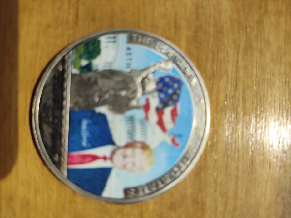 Trump moeda comemorativa