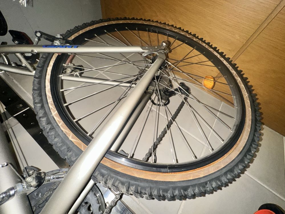 Bicicletas adulto e crianca