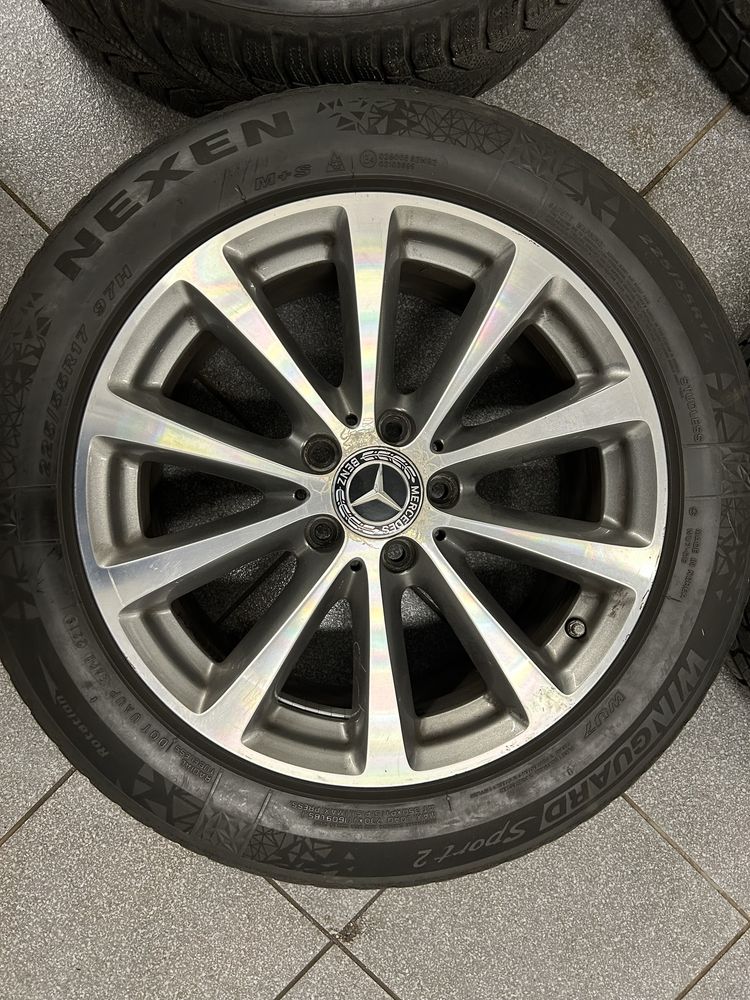 KOŁA ZIMOWE MERCEDES E W213 225/55/17 orginalne felgi