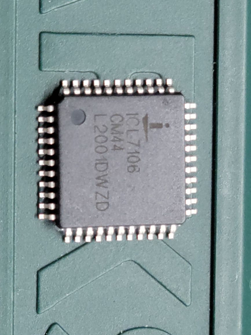 icl7106 qfp мікросхема для ремонту дорогих мультіметрів