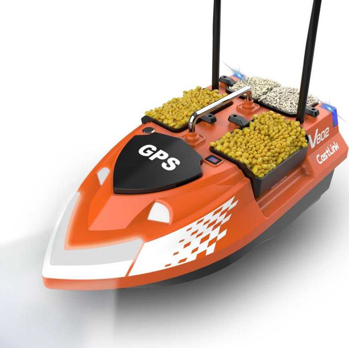 Карповый кораблик для рыбалки Flytec V802 PRO GPS   12000 мАч