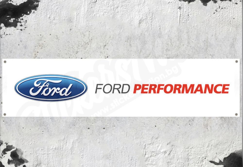 Baner plandeka Ford Performance rs st 150x60cm