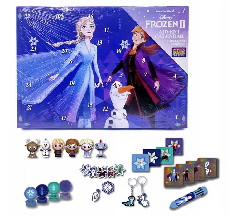 kalendarz adwentowy świąteczny dla dzieci frozen