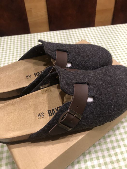 Kapcie męskie jesienno zimowe hiszpanskie Bayton