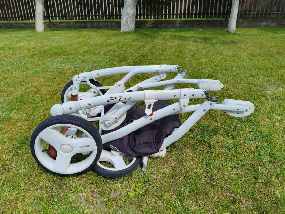 Wózek bliźniaczy 2w1