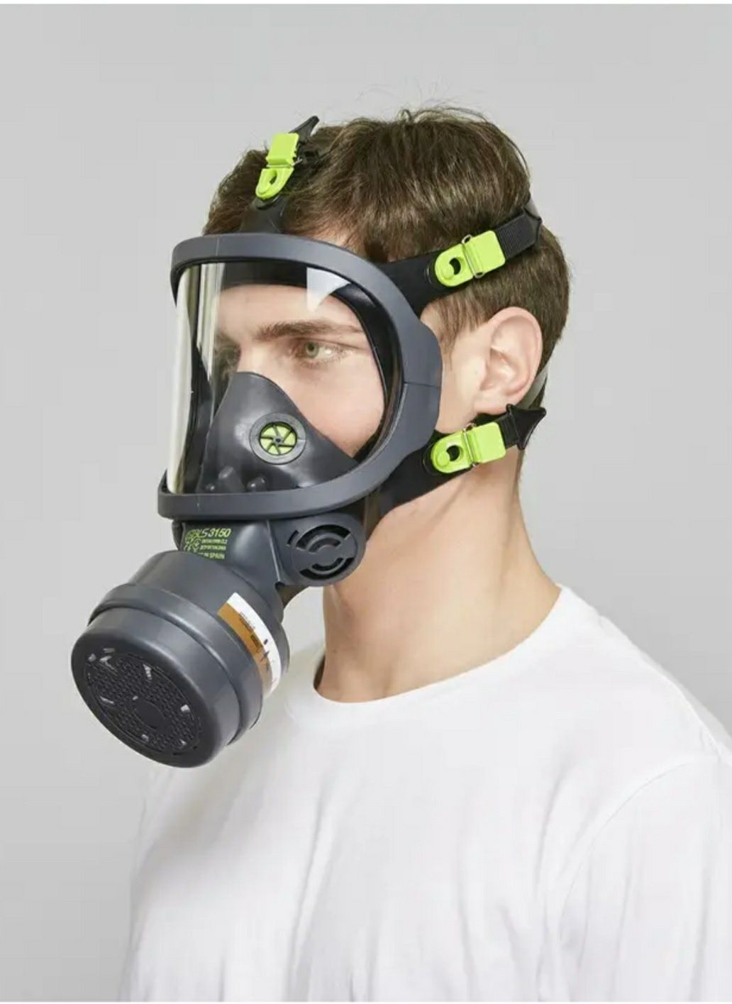 Повнолицева захисна маска BLS 3150 (Противогаз) + 2 фільтра 430ABEK2Hg