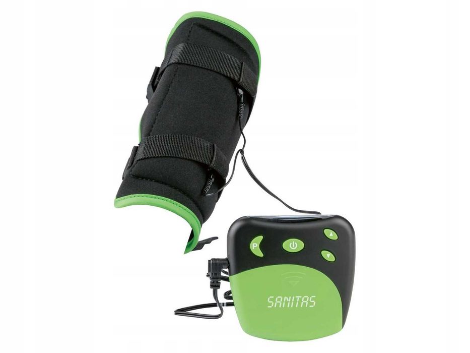 Elektrostymulator mięśni Sanitas łagodzący ból nadgarstek przedramię