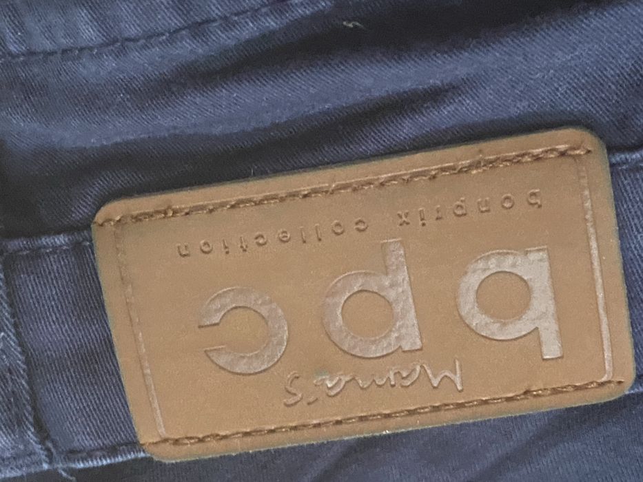 Bpc 46 XXXL granatowe ciążowe spodnie jeasny dżinsy Vintage