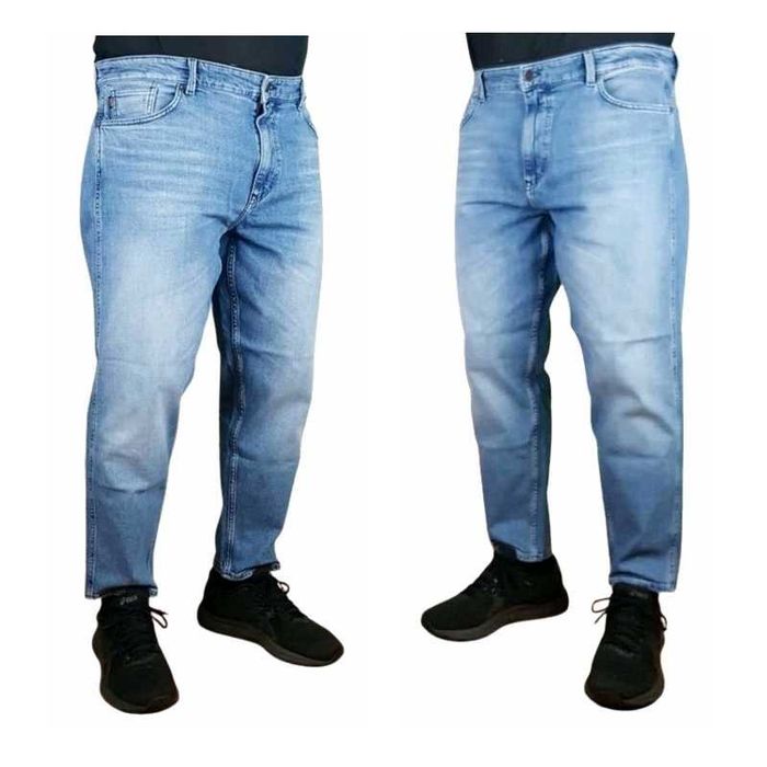 Męskie jeansy Hugo Boss - Tatum Tapered Cropped nowe oryg. - W31/L32