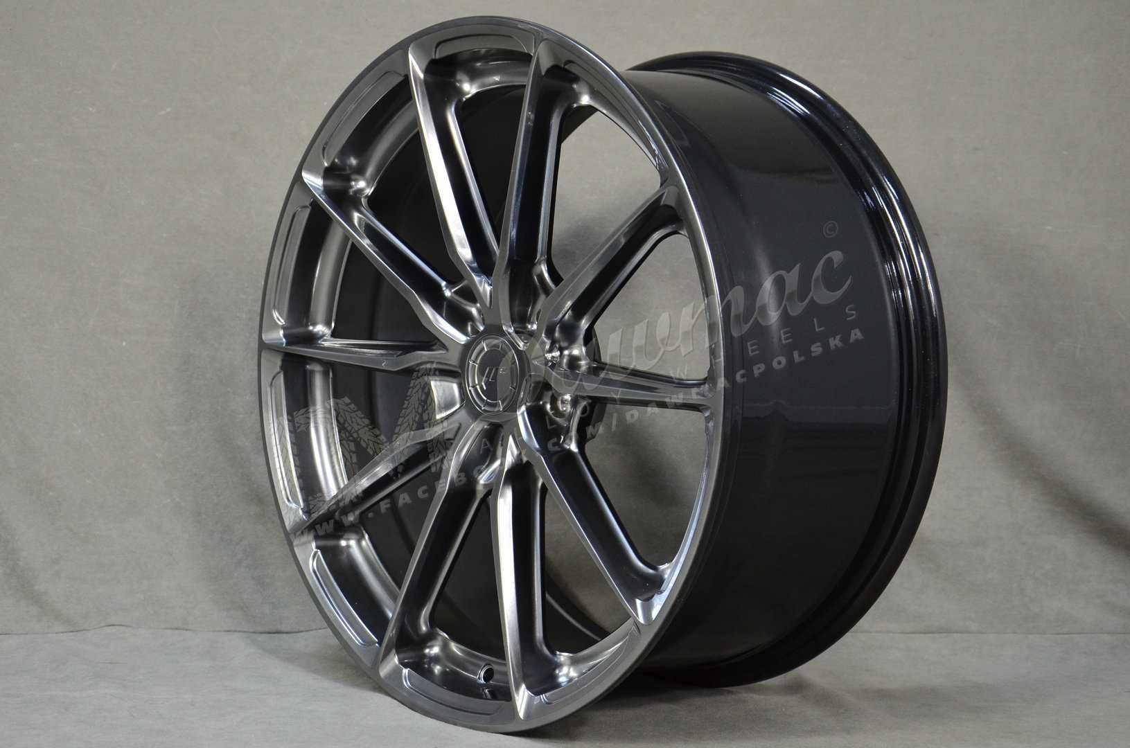 Felgi Japan Racing JR37 19" 8,5J ET40 + 8,5J ET42 5x108 Hyper Black