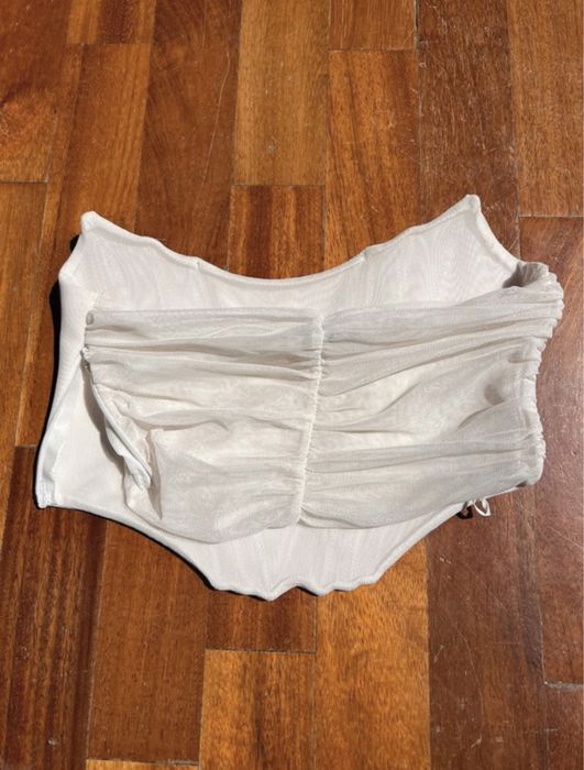 Top Corset Zara Branco