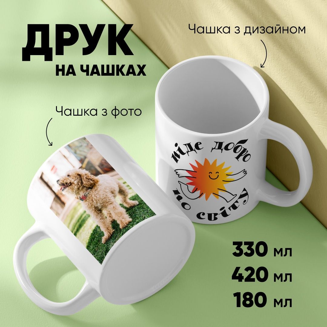 #Друк на #чашках.