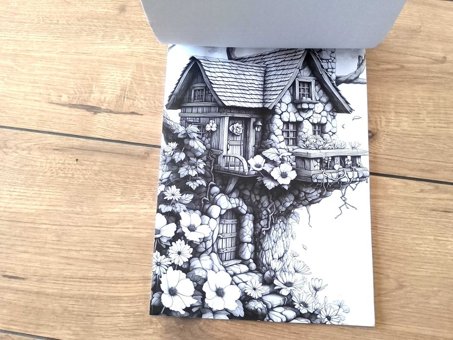 Cozy Corner, Przytulny kącik, kolorowanki dla dzieci i dorosłych.
