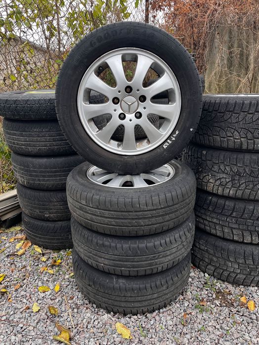 Диски та шини R15 R16 R17 б/в, великий вибір розболтовка 5/112