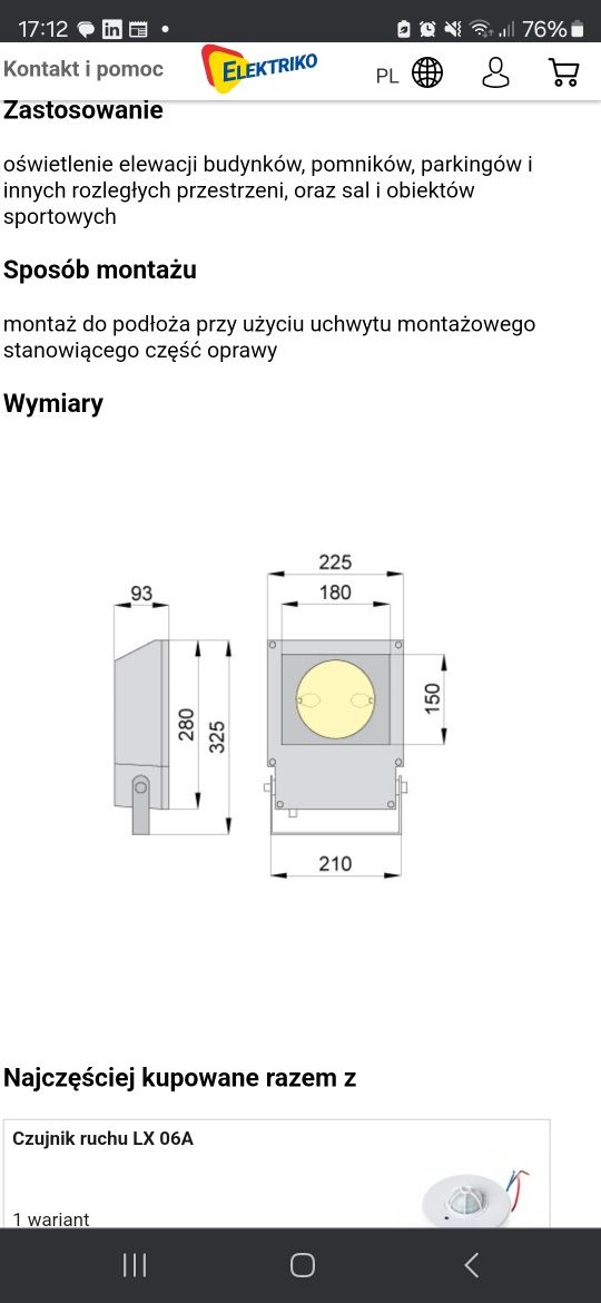 Lampa metahalogenowa brilux ml-70 halogen przemysłowy
