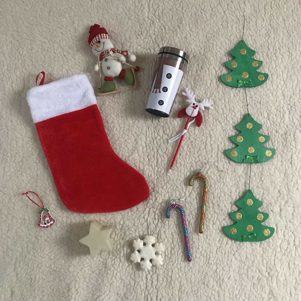 Zestaw zabawki świąteczne dla dziecka, bałwanek lampka gwiazdka