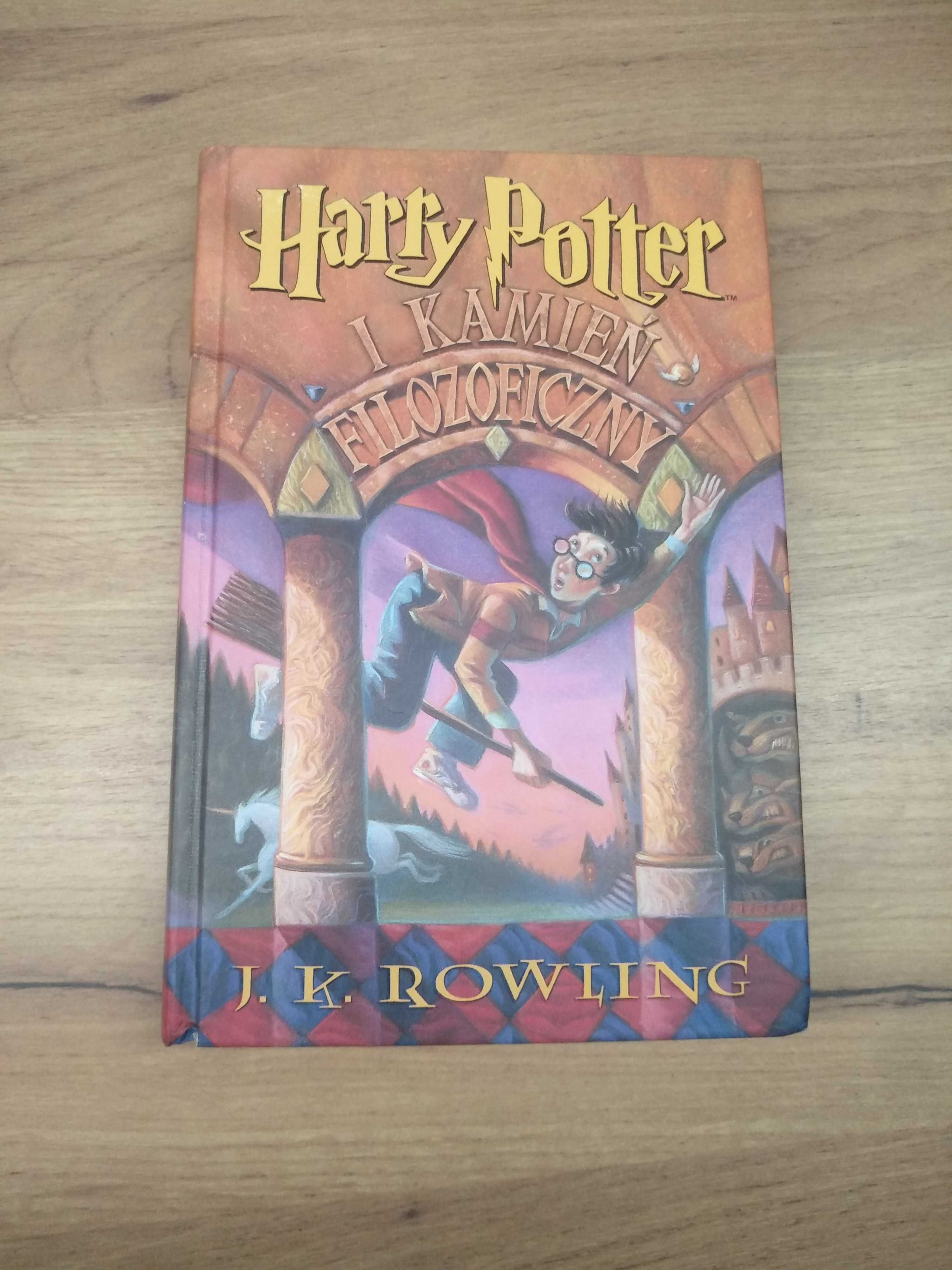 Harry Potter i Kamień filozoficzny stare wydanie pierwsza oprawa tward
