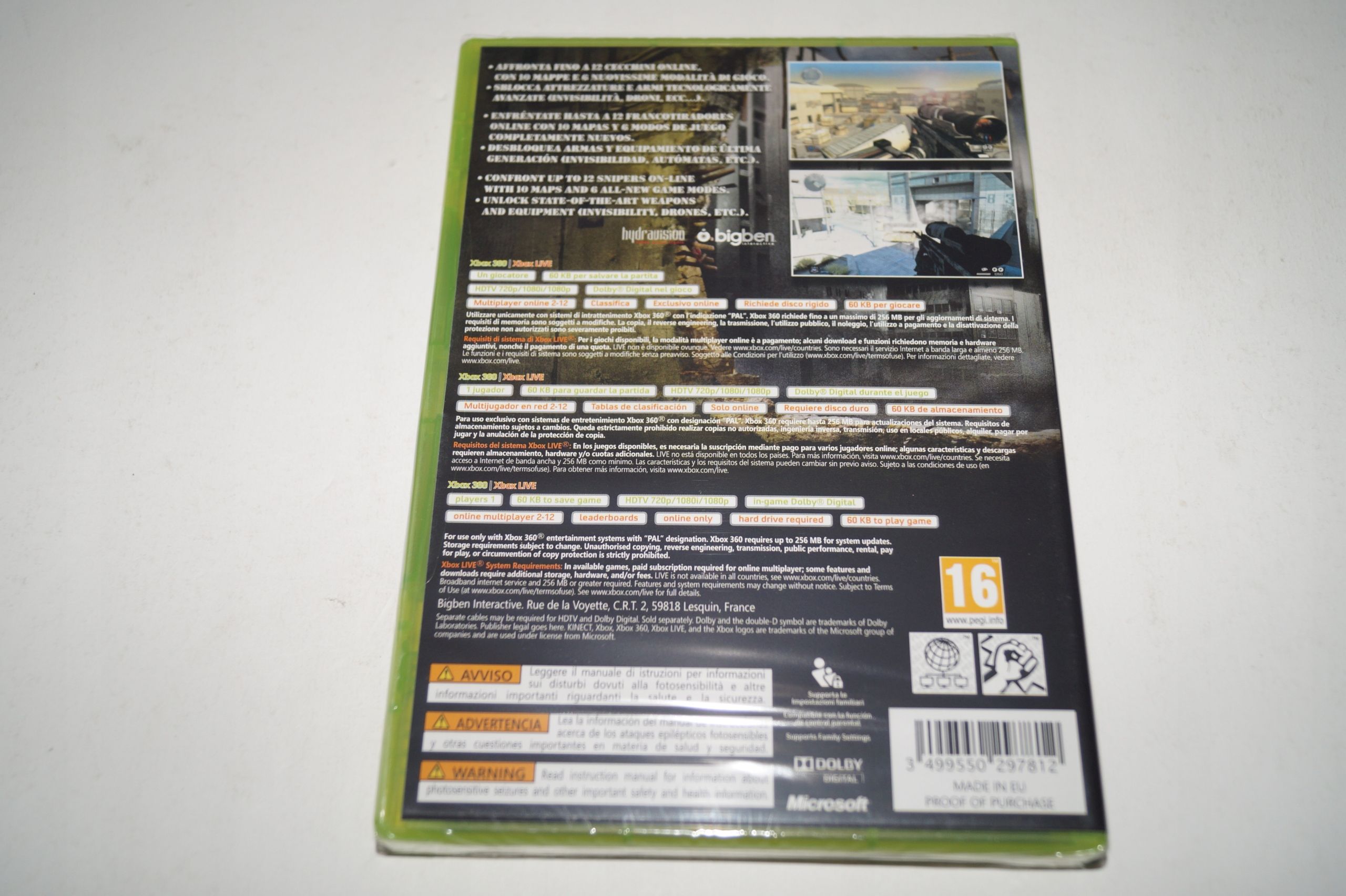 Gra Snipers X360 Nowa Gra Xbox 360