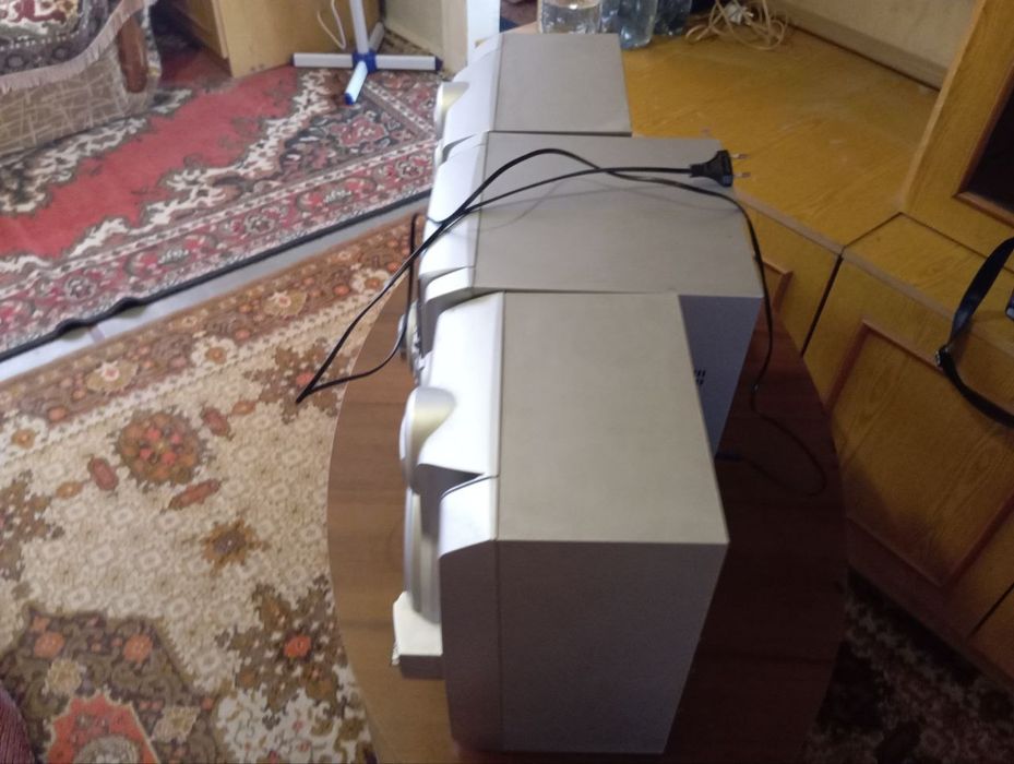 Музыкальный центр Panasonic SA AK 330 в рабочем состоянии.