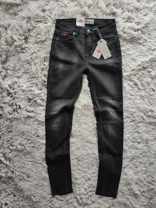 Czarne jeansy Lee Cooper