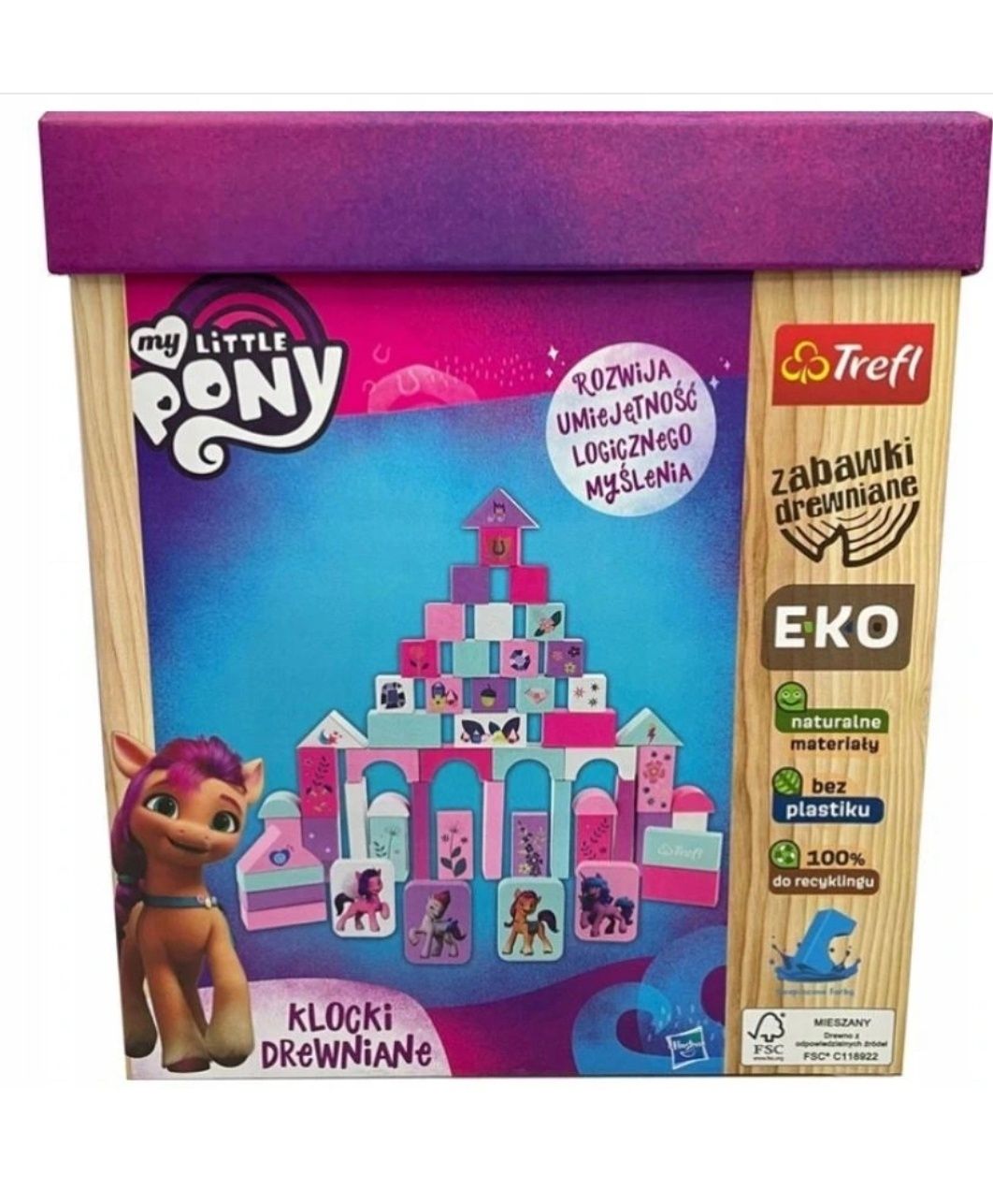 NOWE Klocki drewniane Trefl my Little Pony