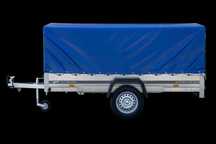 Przyczepka 264x125 UNITRAILER GARDEN 264 KIPP ze stelażem i pokrowcem