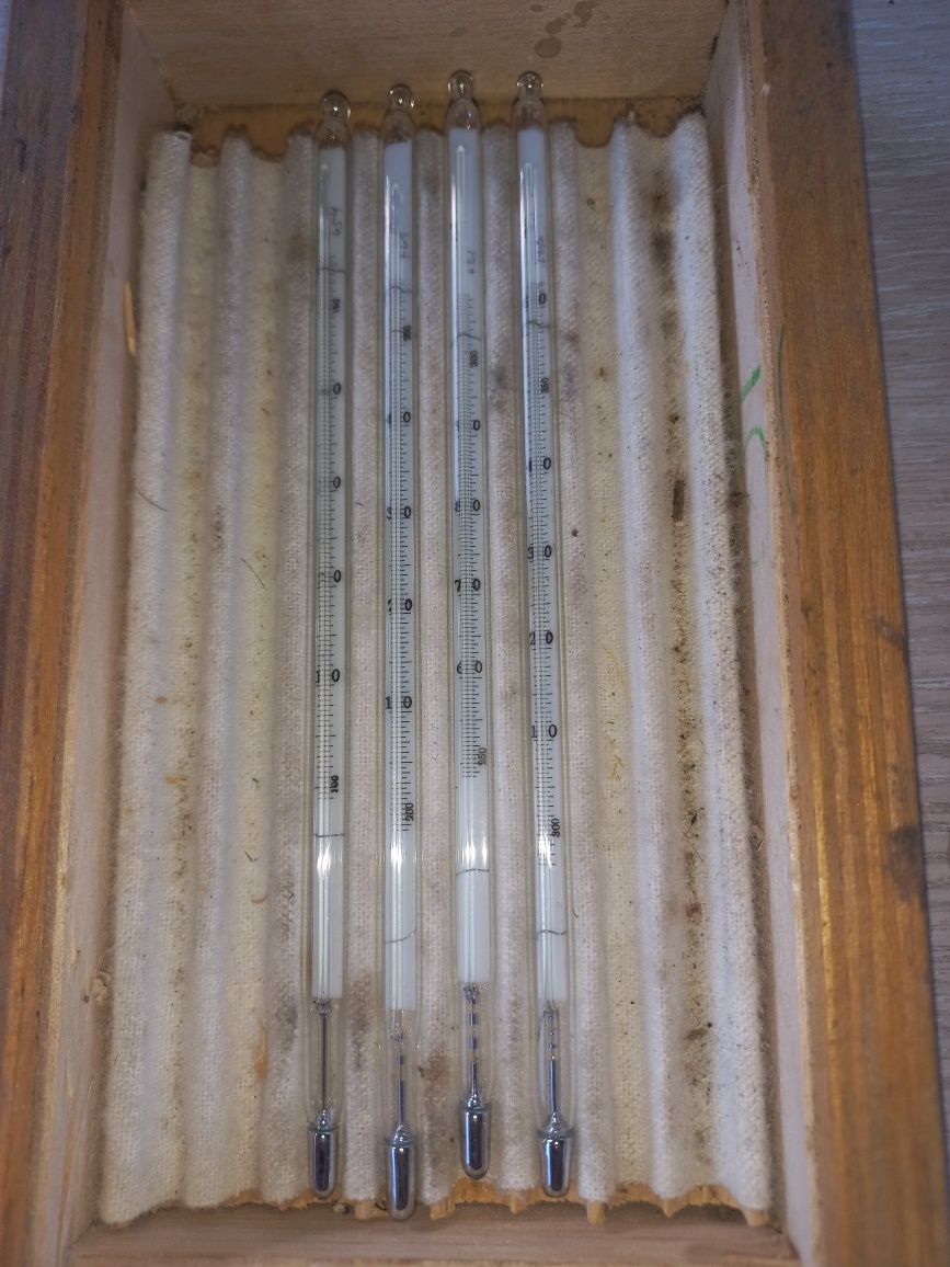 Градусник ТЛ-6 ртутний, 100, 200, 250, 300 градусів