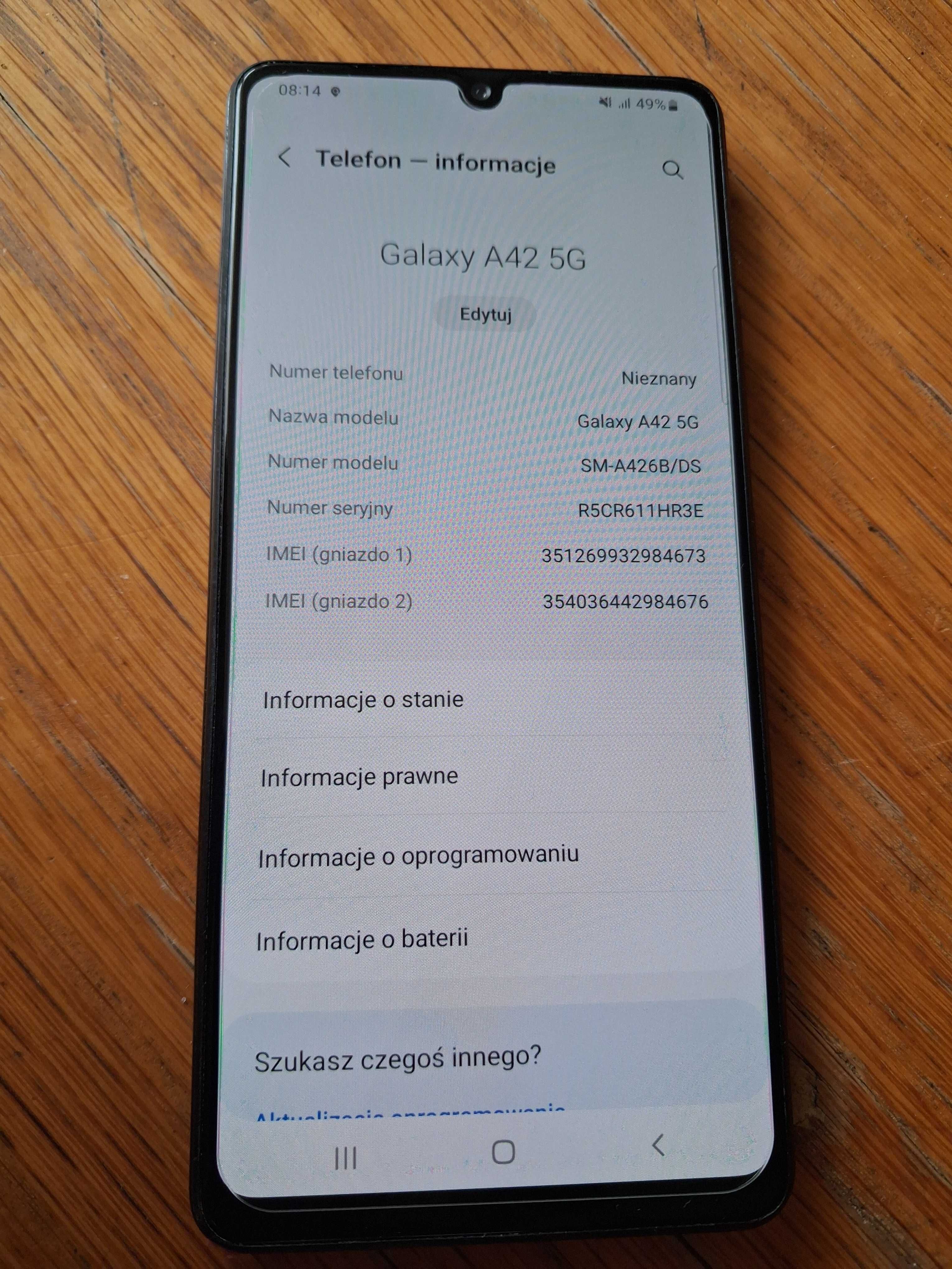 Telefon Samsung Galaxy A42 5g 4/128 gb Android 12 Dual Sim A 42