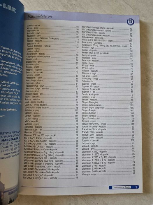 Vademecum leków Hasco lek