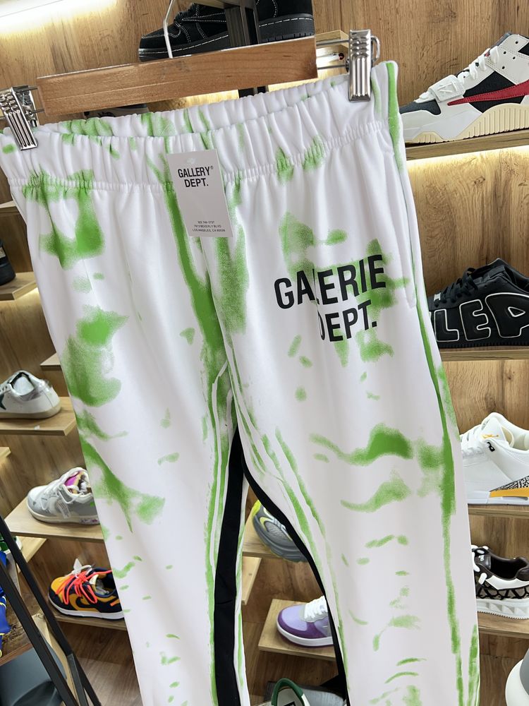 Штани GALLERY DEPT White / Green