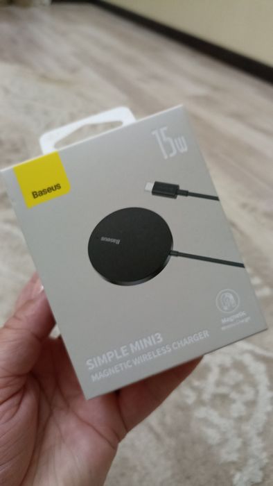 Бездротовий зарядний пристрій Baseus Simple Mini3 Magnetic Wireless C