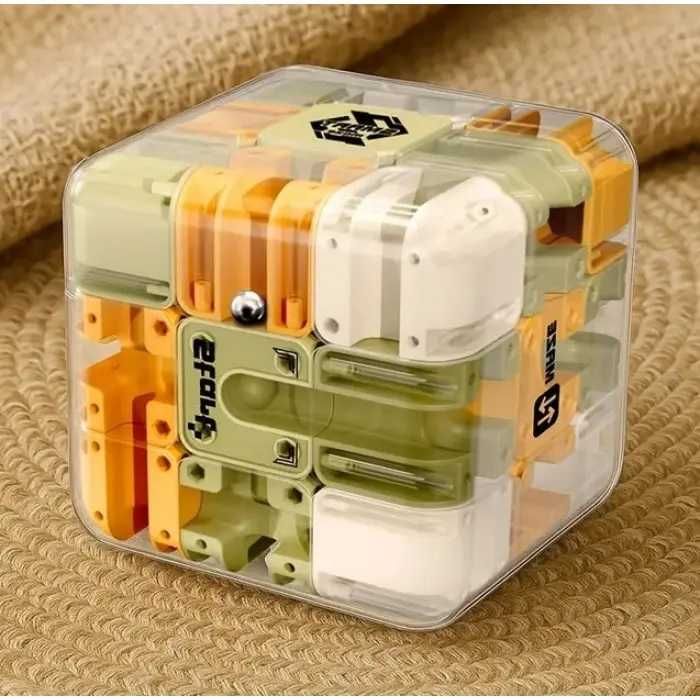 Головоломка-лабиринт куб, Игрушка лабиринт, Головоломка в виде куба