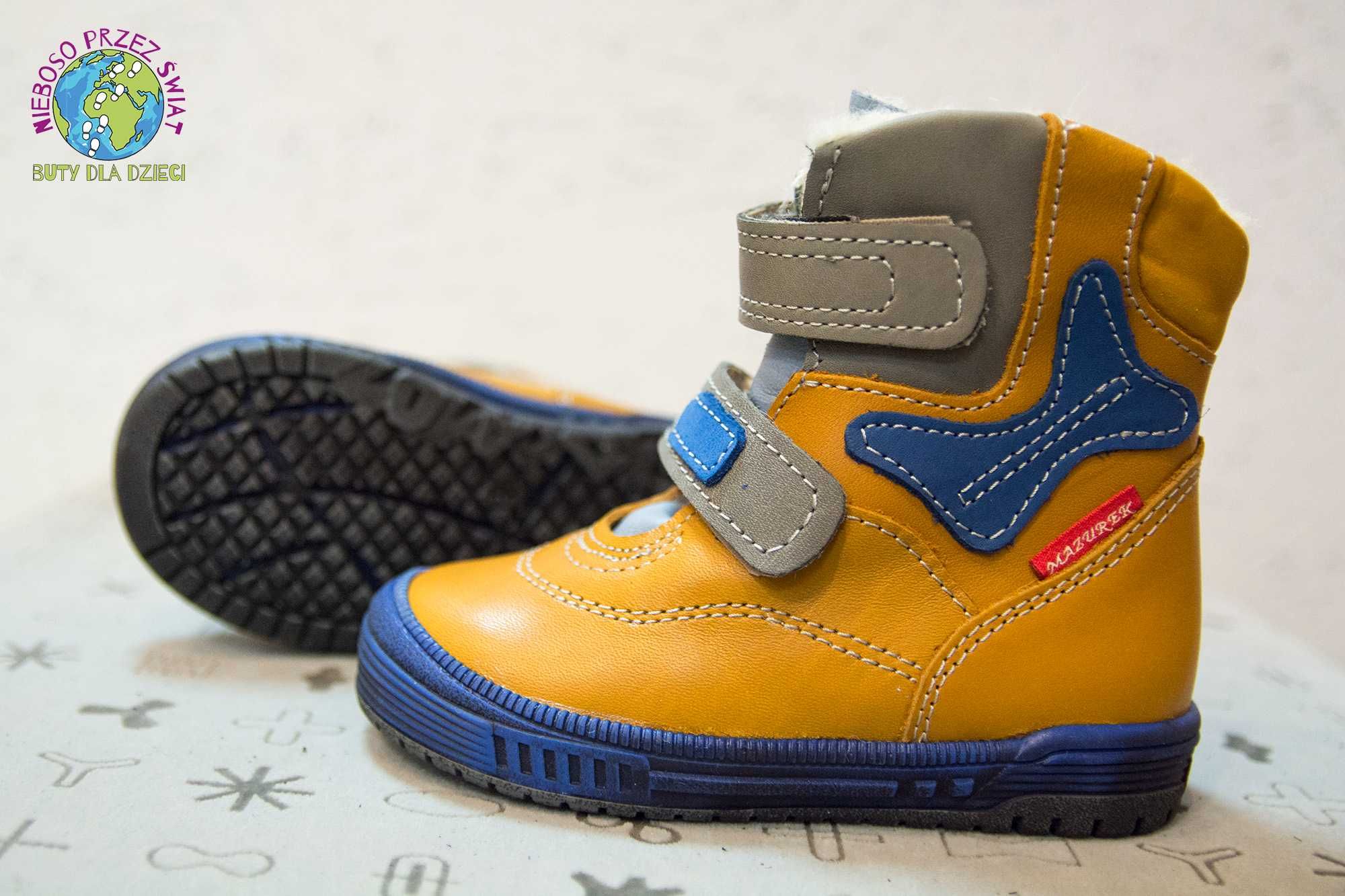 Obuwie dziecięce zimowe buty MAZUREK 1286 r.20