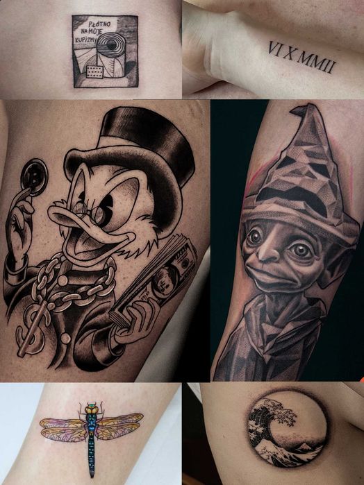 Atrakcyjna cena, fajna atmosfera, zawsze odpisuje. Warszawa tatuaże.