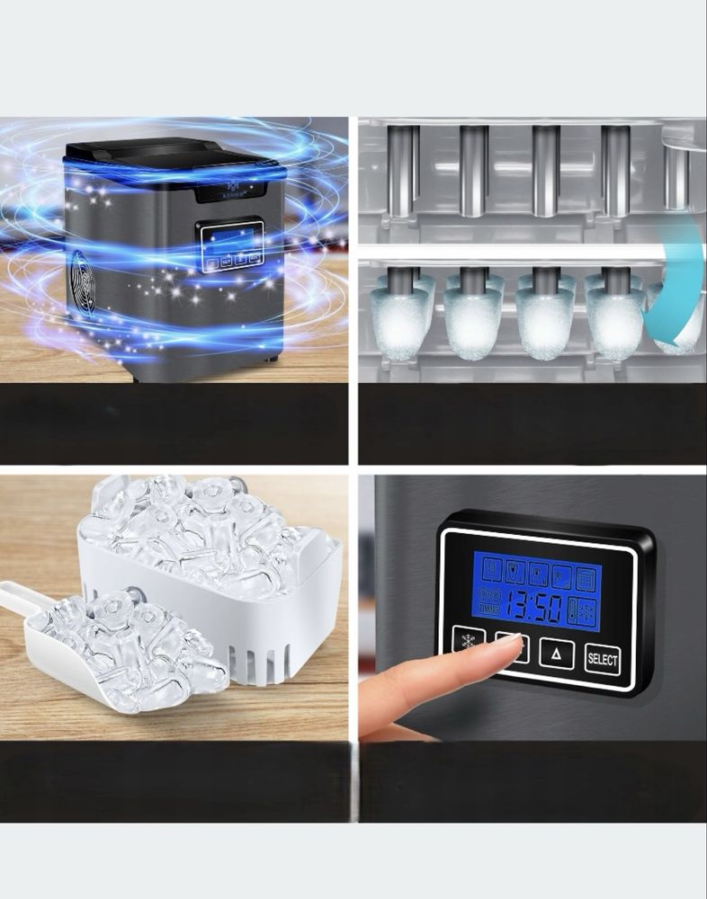 Kostkarka do lodu KESSER KEWM srebrny/szary 150 W