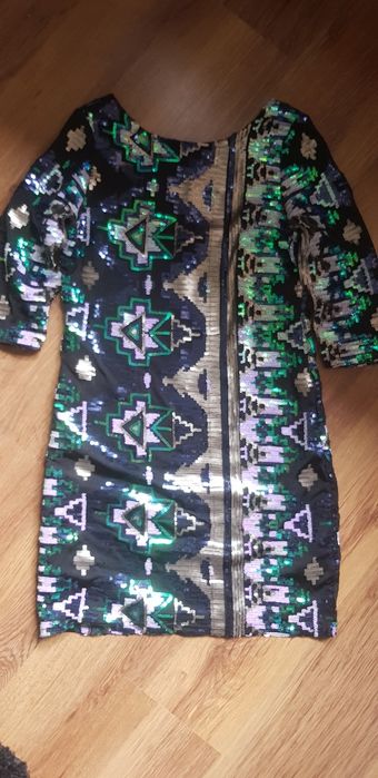 Sukienka River Island rozmiar 36 S cekiny sylwester andrzejki