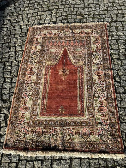 Antyczny jedwabny dywan turecki KAYSERIE 140x94 galeria 6 tyś