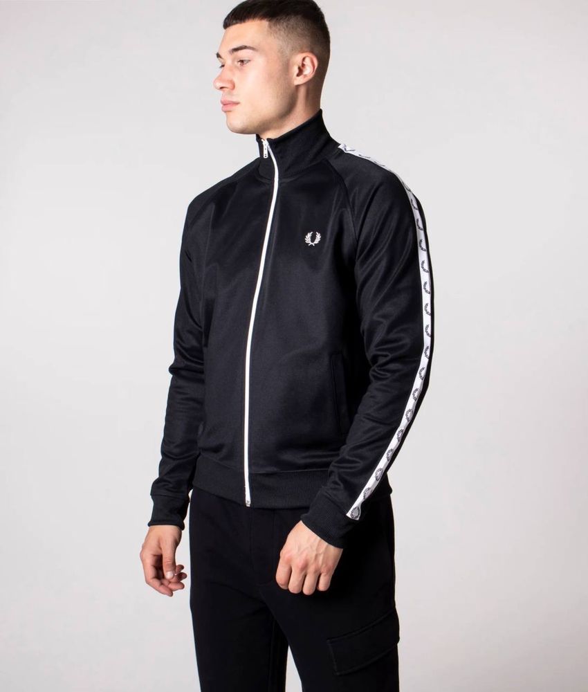 Олімпійка Fred Perry з лампасами | Кофта Фред Пері | Худі Пери