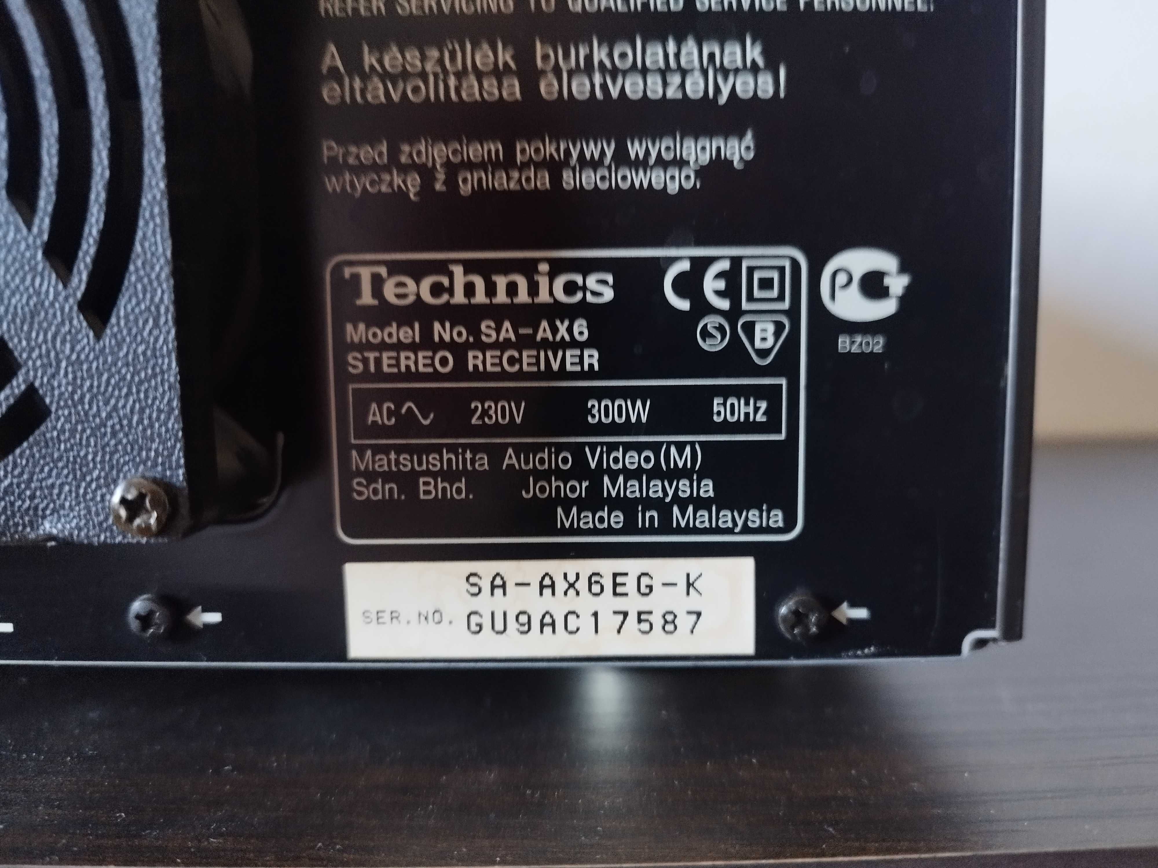 Amplituner technics SA - AX6