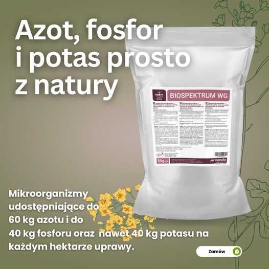Bakterie doglebowe, preparaty doglebowe, biospektrum wg 1 kg